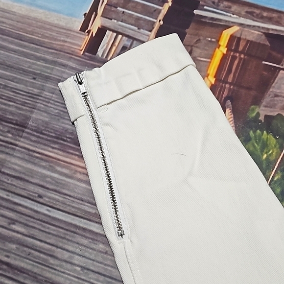 Lysse‎ White Zippered Ankle Jeans Size Small - Picture 3 of 6